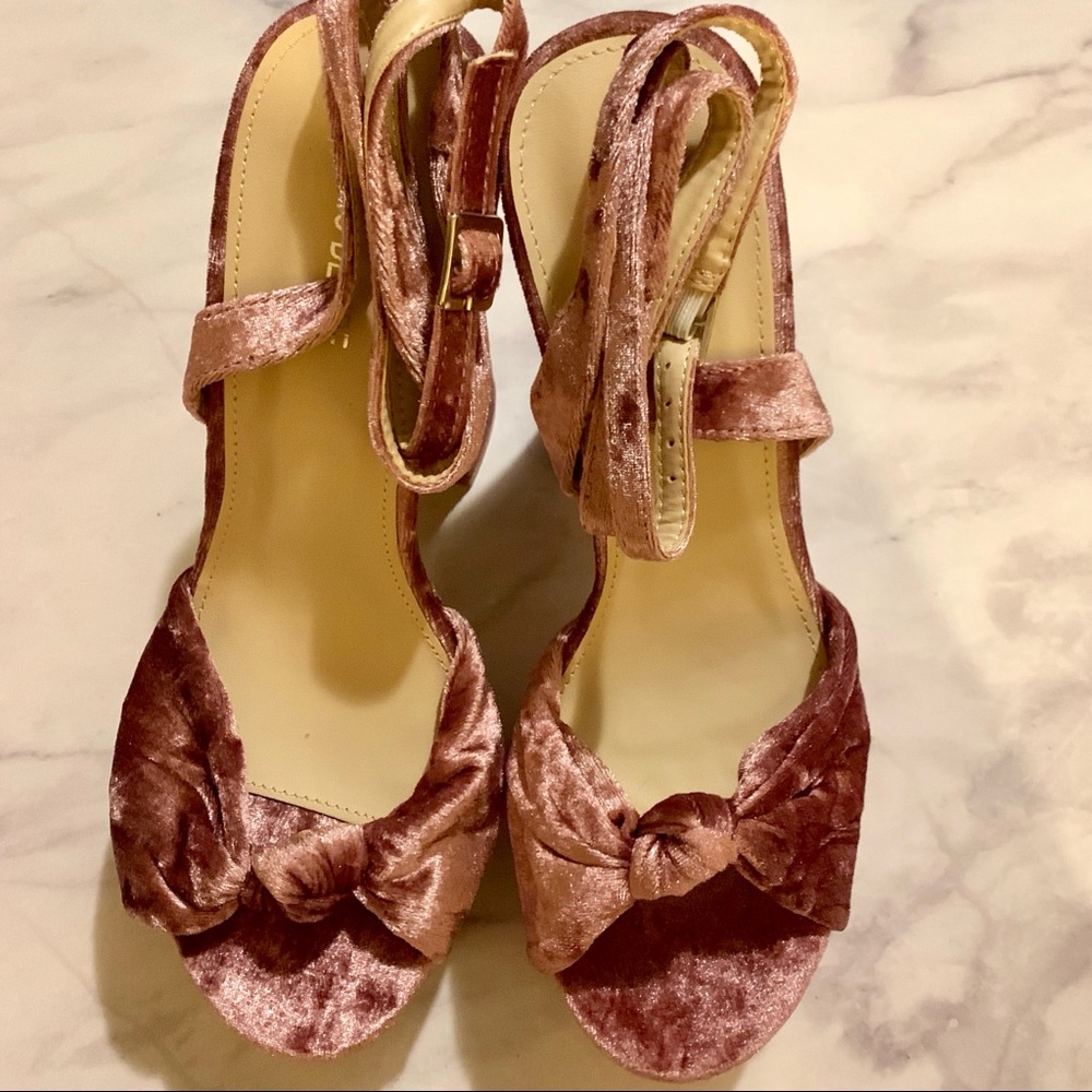 Purple Velvet Platforms by Public Desire 💜